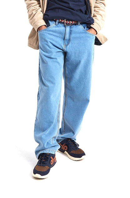 Calça TUPODE Jeans 678 Washed Azul - NewSkull