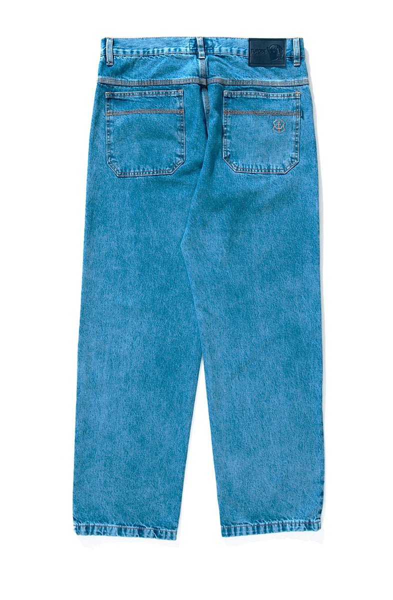 Calça TUPODE Jeans 678 Washed Azul - NewSkull