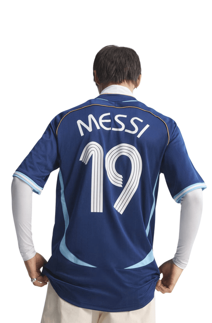 Camisa Adidas AFA Argentina Away 2006 Messi Azul Marinho/Branco - NewSkull