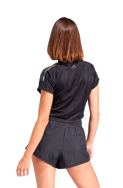 Camisa Adidas Cropped Tiro Summer Preto - NewSkull