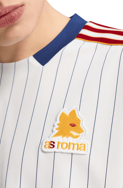 Camisa Adidas Icons AS Roma Branco - NewSkull