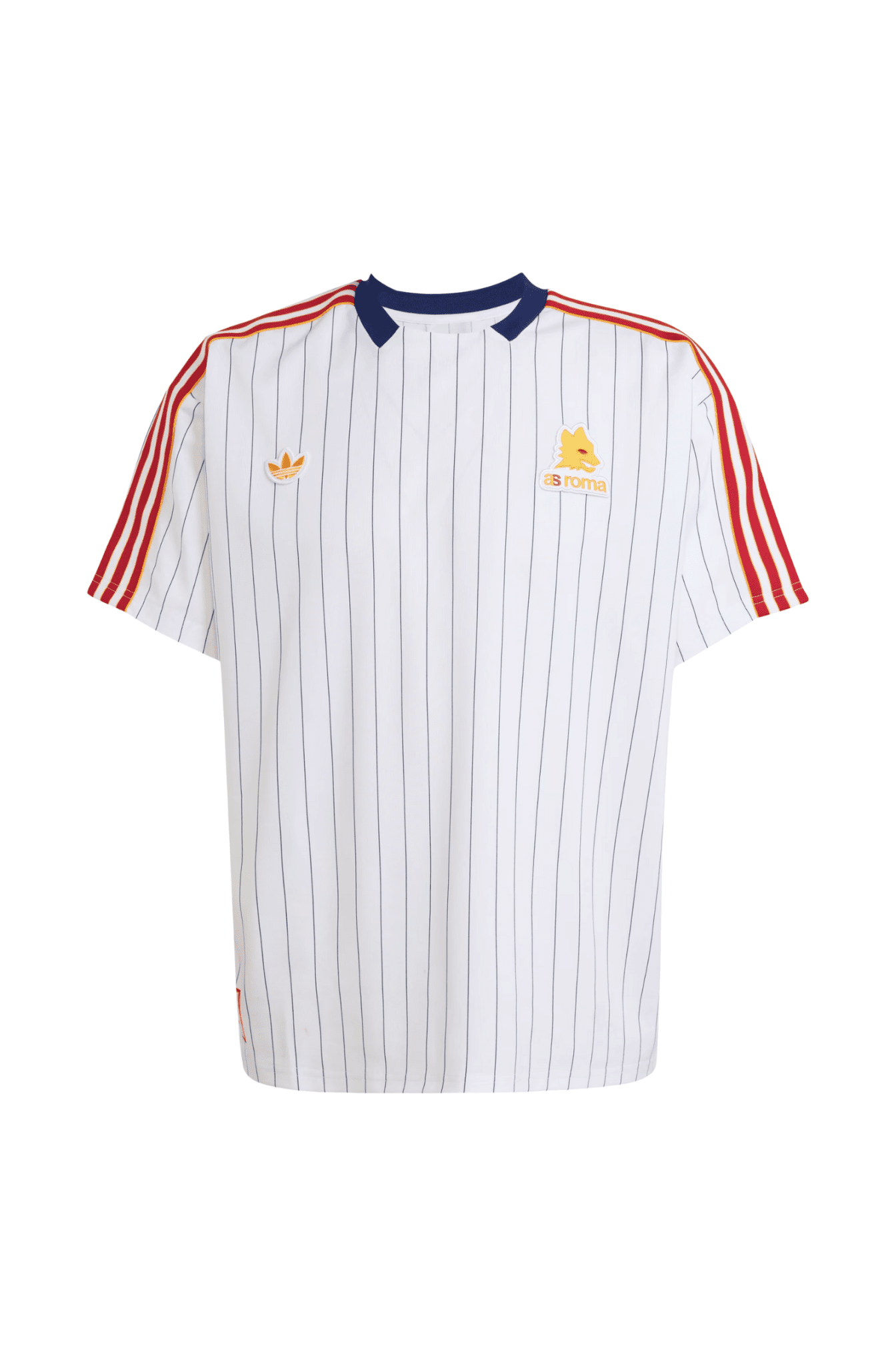 Camisa Adidas Icons AS Roma Branco - NewSkull
