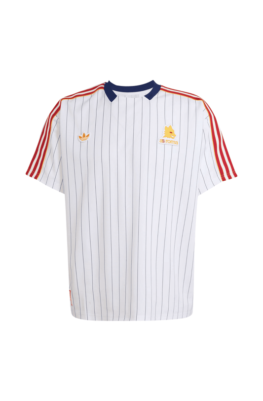 Camisa Adidas Icons AS Roma Branco - NewSkull