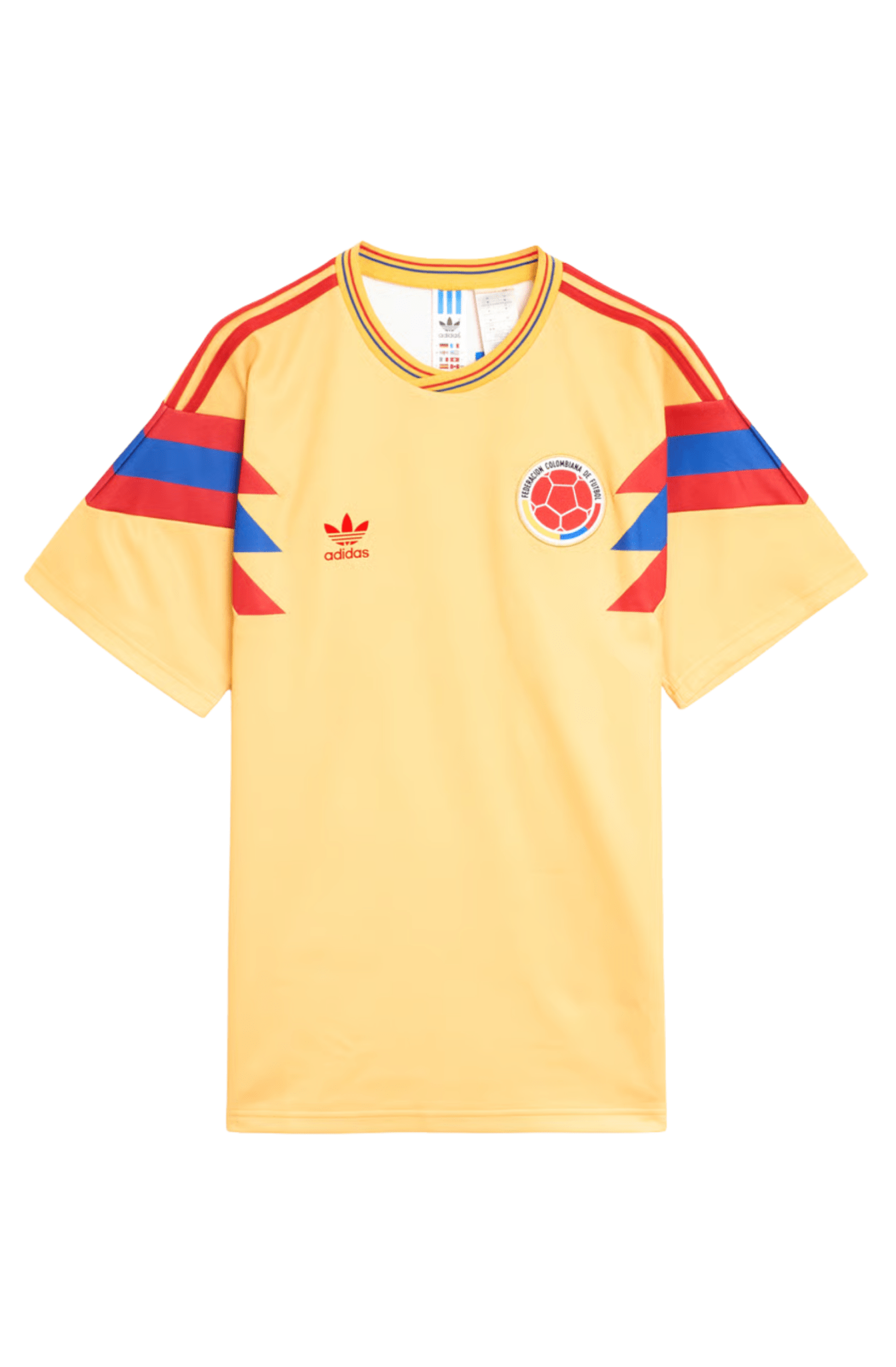 Camisa Adidas Icons FCF Colômbia 1990 Amarelo - NewSkull