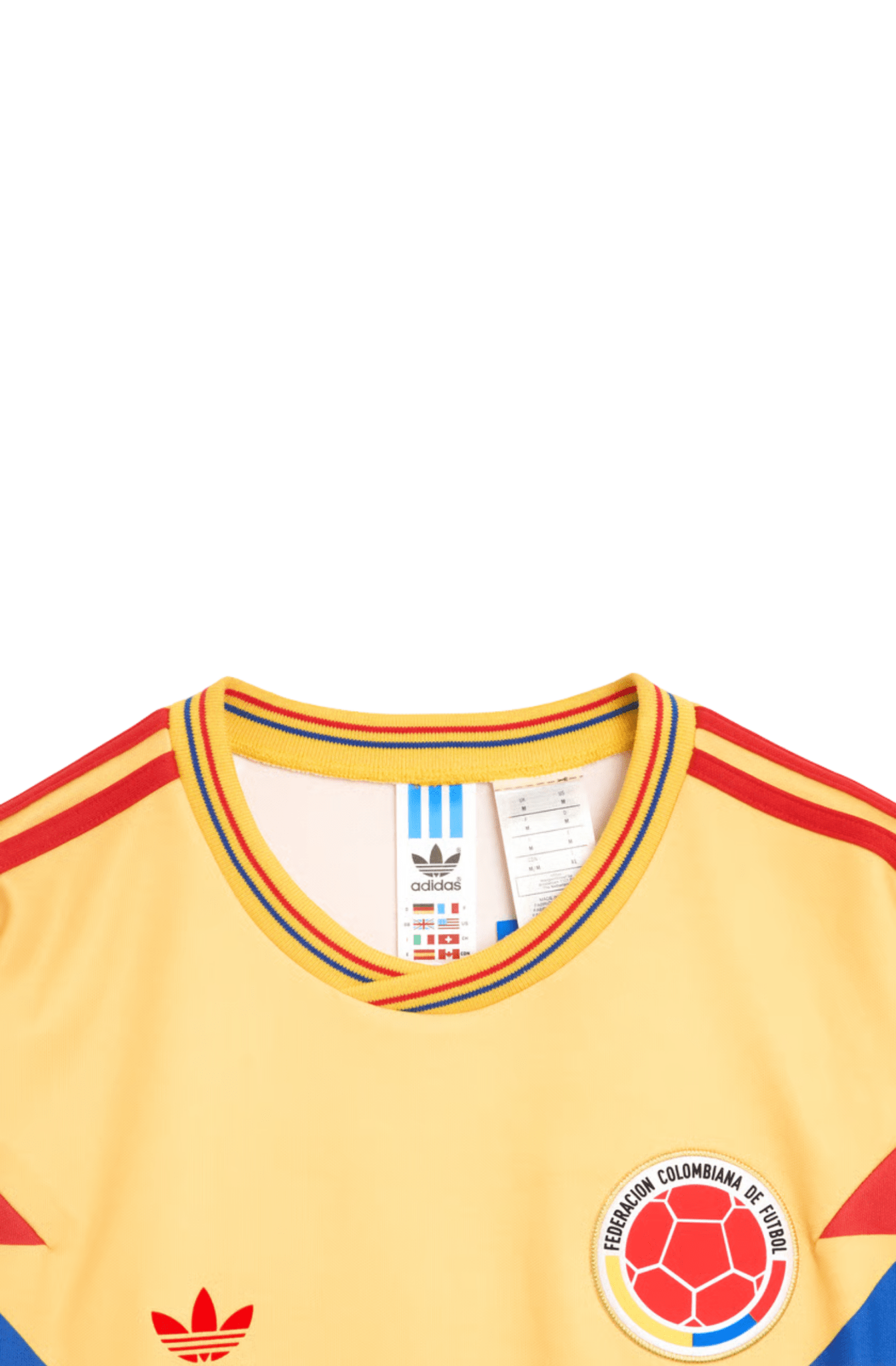 Camisa Adidas Icons FCF Colômbia 1990 Amarelo - NewSkull