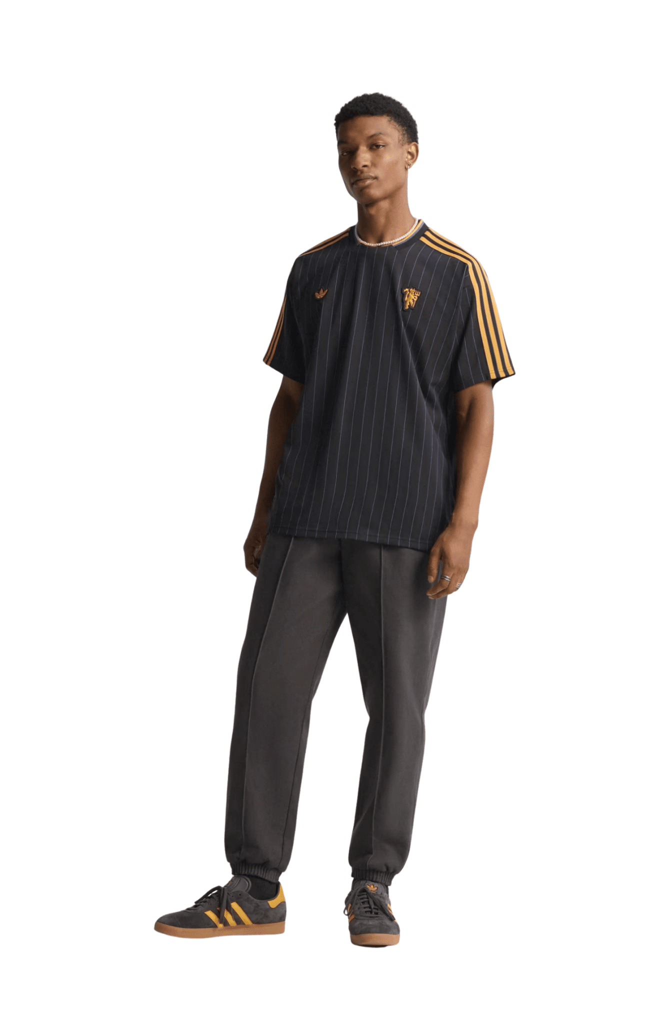 Camisa Adidas Icons Manchester United F.C Preto - NewSkull