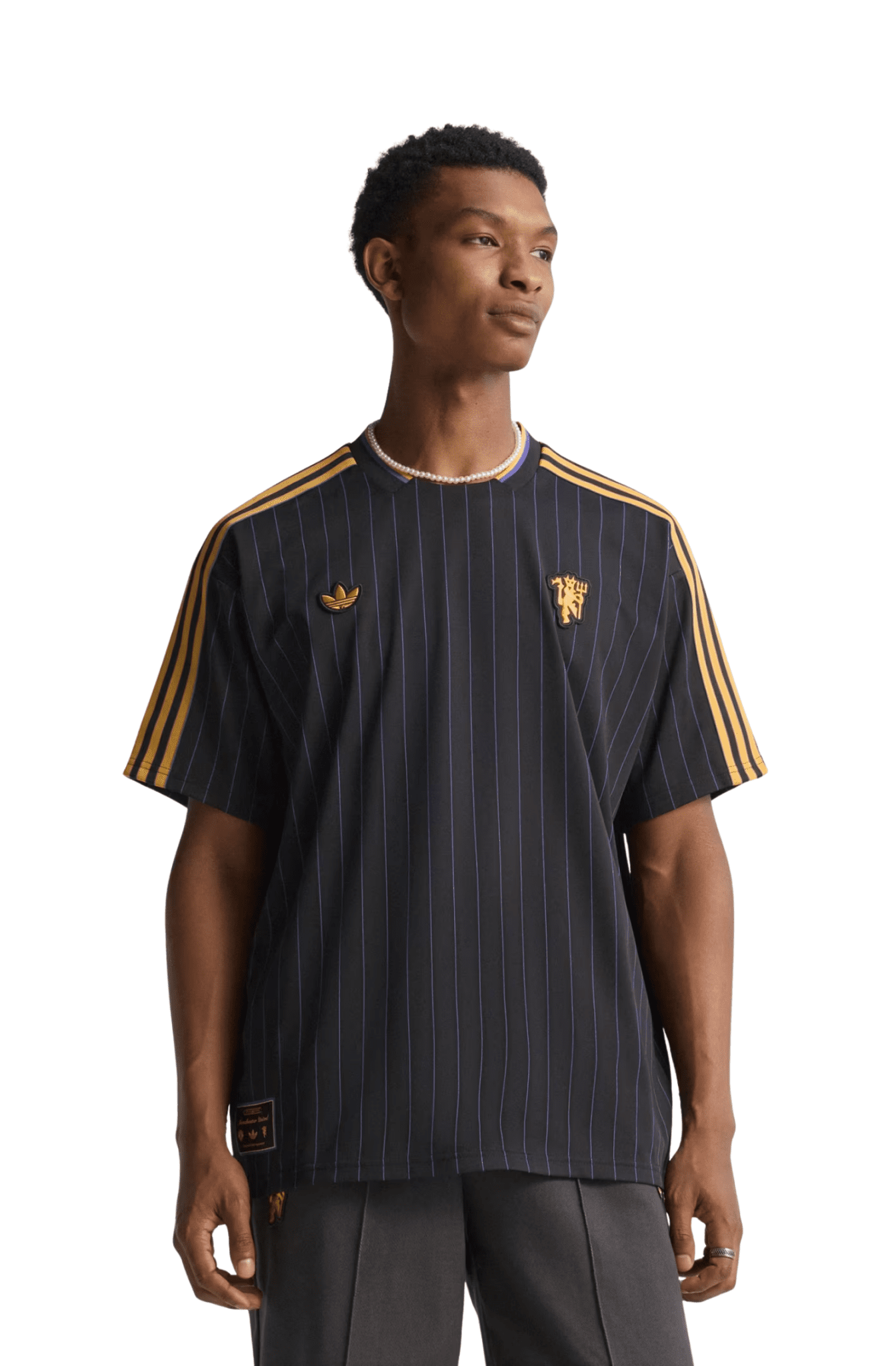 Camisa Adidas Icons Manchester United F.C Preto - NewSkull