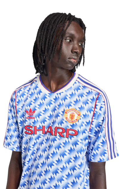 Camisa Adidas II Manchester United 90 Azul - NewSkull