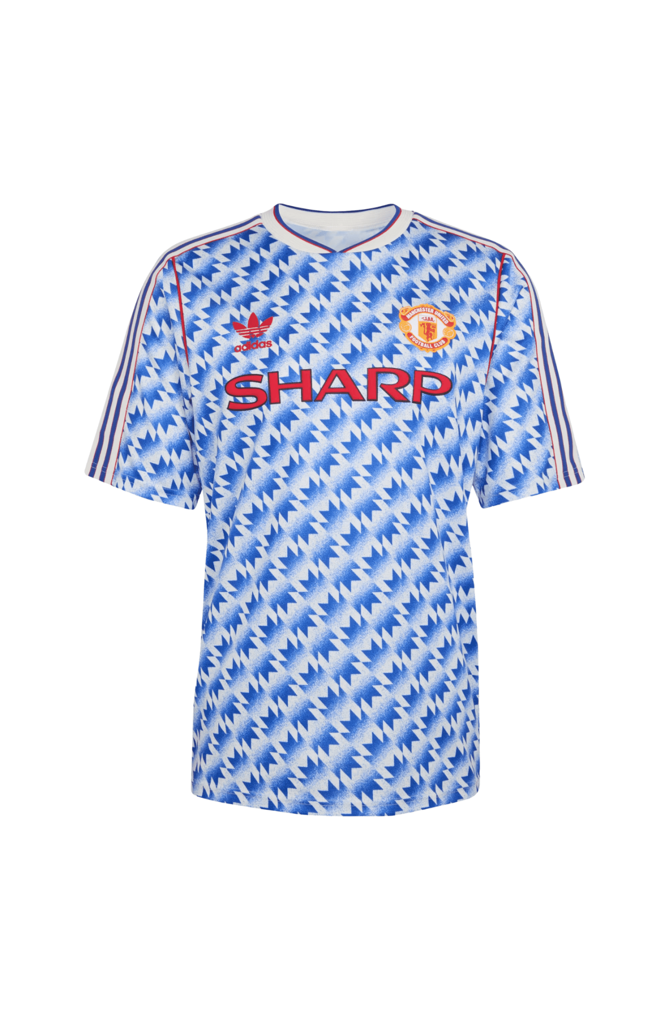 Camisa Adidas II Manchester United 90 Azul - NewSkull