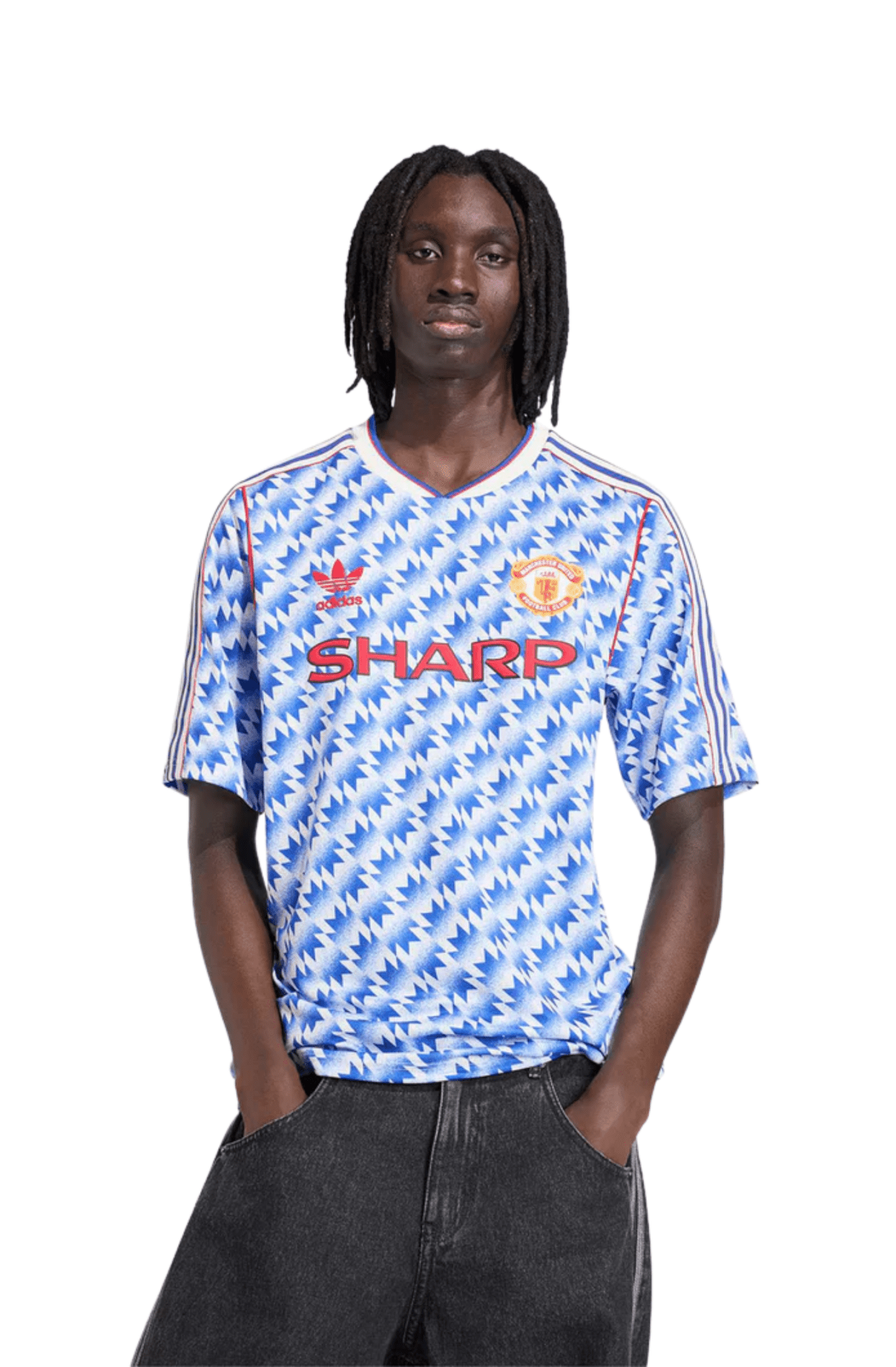 Camisa Adidas II Manchester United 90 Azul - NewSkull