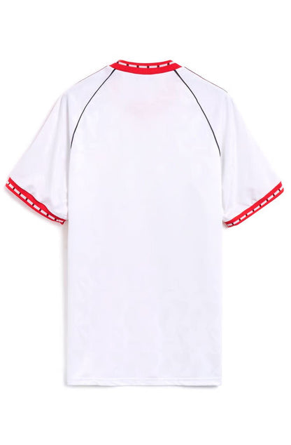 Camisa Adidas Manchester United 91 Away Jersey Branco/Vermelho - NewSkull