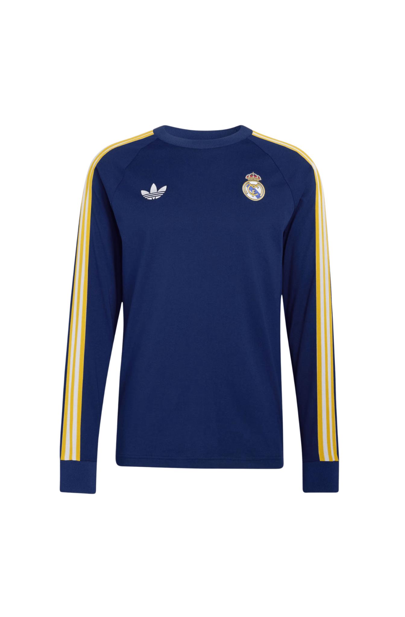 Camisa Adidas Originals Manga Longa Real Madrid Azul Escuro - NewSkull