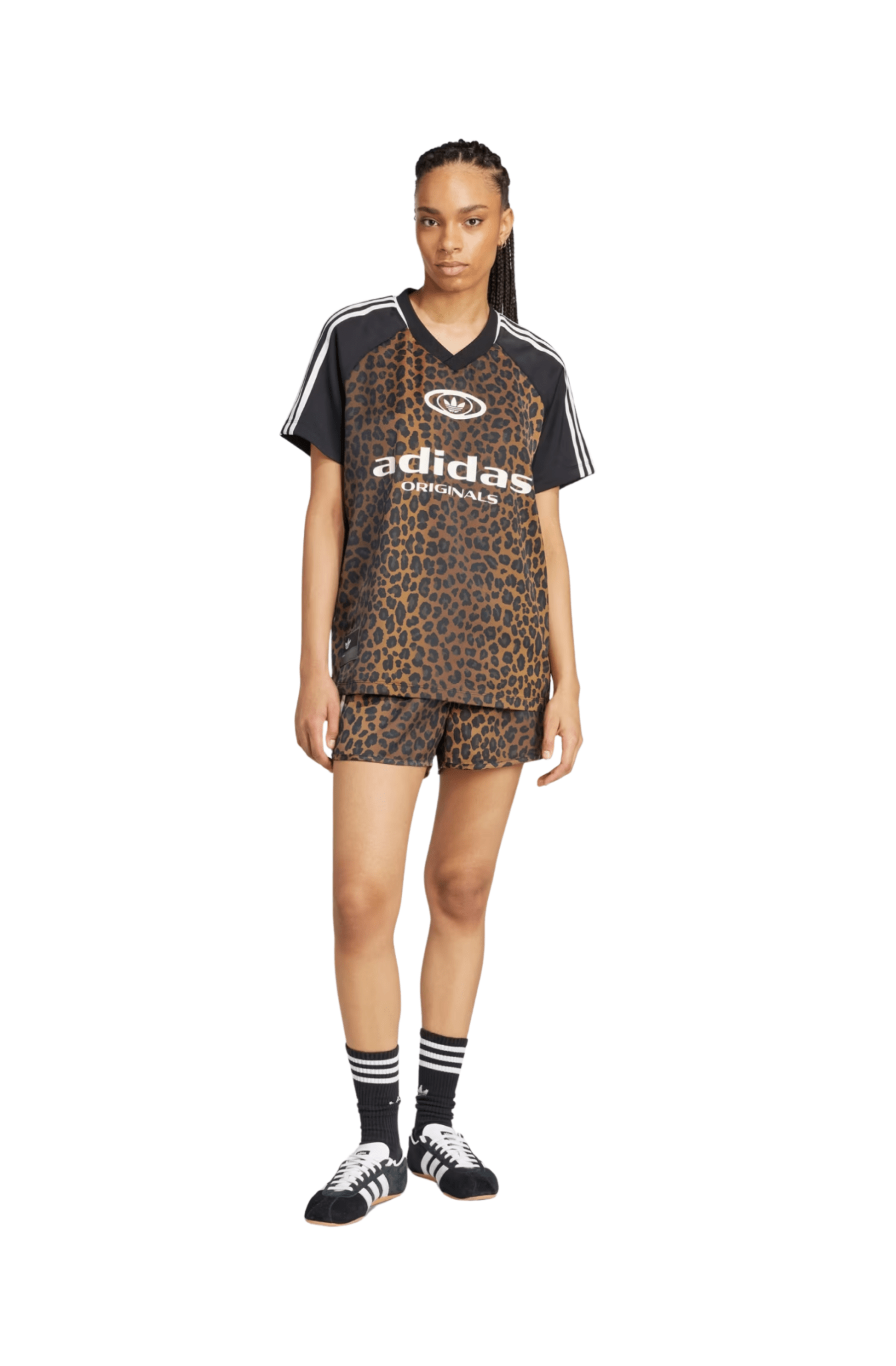 Camisa Adidas Originals Satin Marrom/Preto - NewSkull