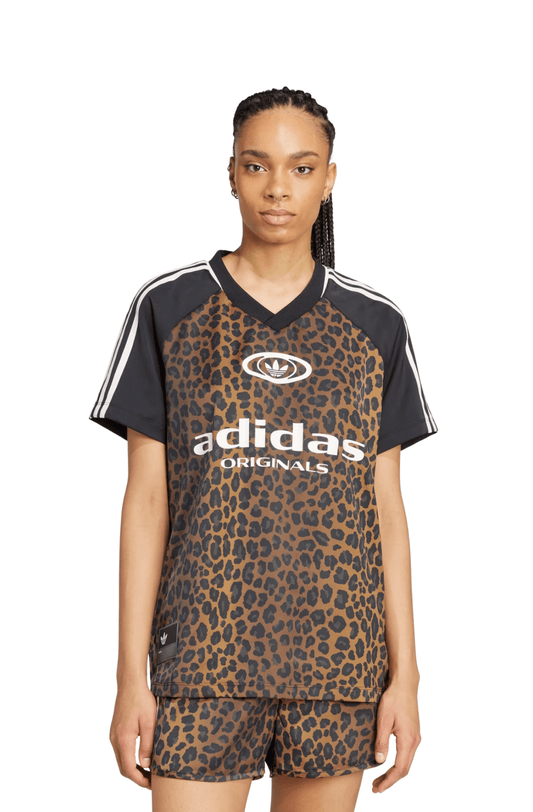 Camisa Adidas Originals Satin Marrom/Preto - NewSkull