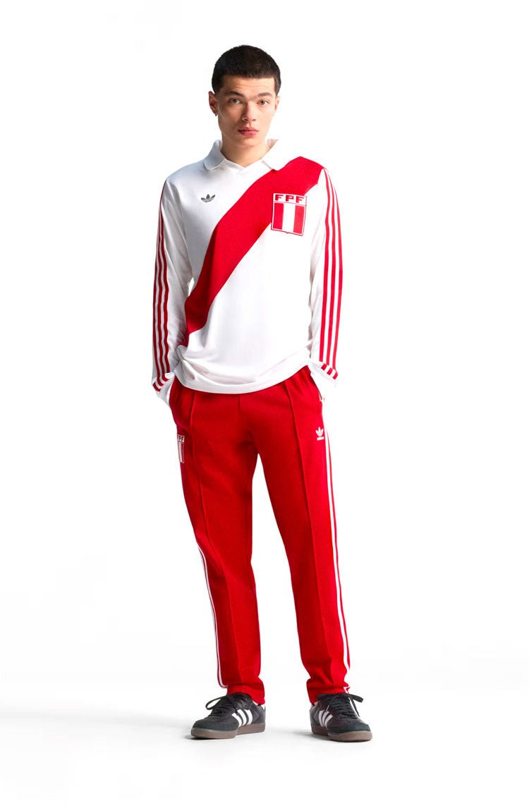 Camisa Adidas Peru 1978 Branco/Vermelho - NewSkull
