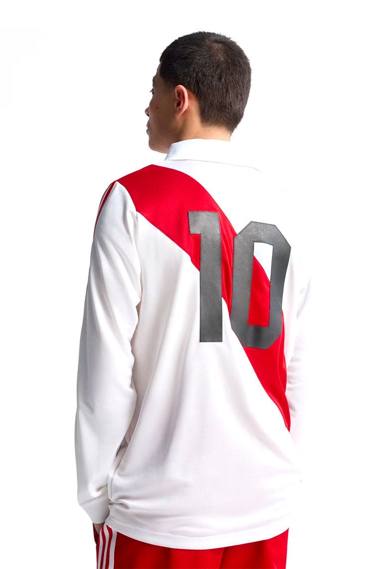 Camisa Adidas Peru 1978 Branco/Vermelho - NewSkull