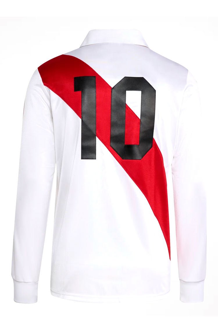 Camisa Adidas Peru 1978 Branco/Vermelho - NewSkull
