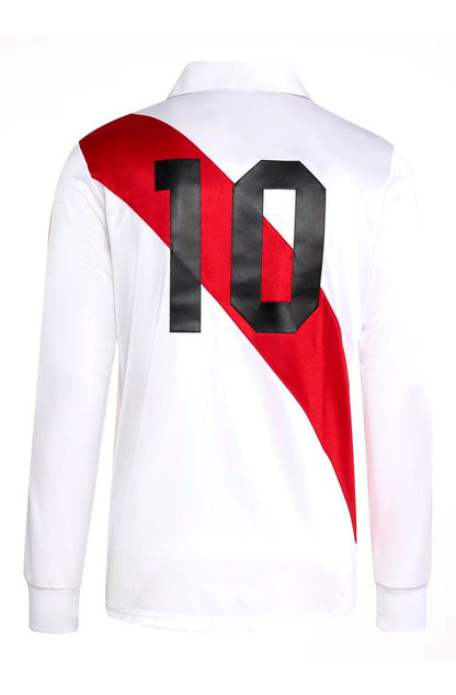 Camisa Adidas Peru 1978 Branco/Vermelho - NewSkull