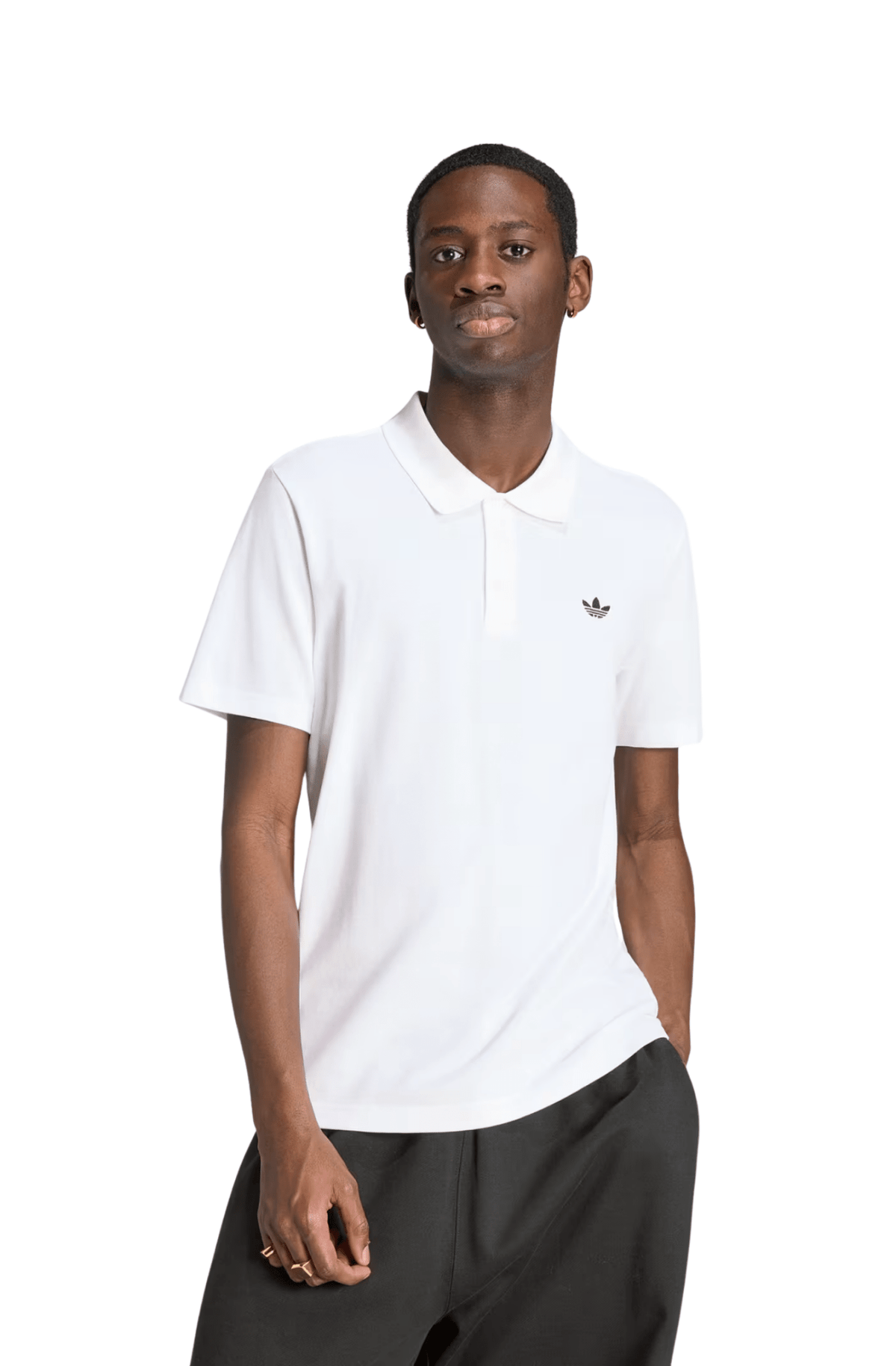 Camisa Adidas Polo Trefoil Essentials Branco - NewSkull