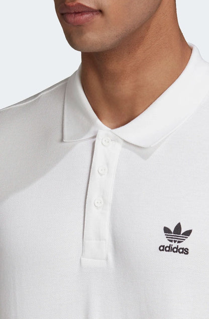Camisa Adidas Polo Trefol Branca/Preta - NewSkull