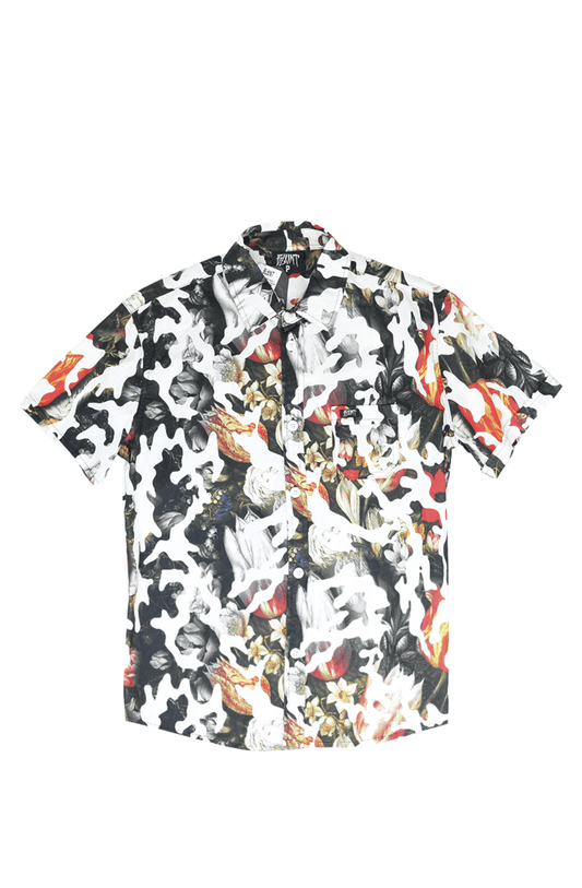 CAMISA BLUNT FLOWERS CAMO - NewSkull