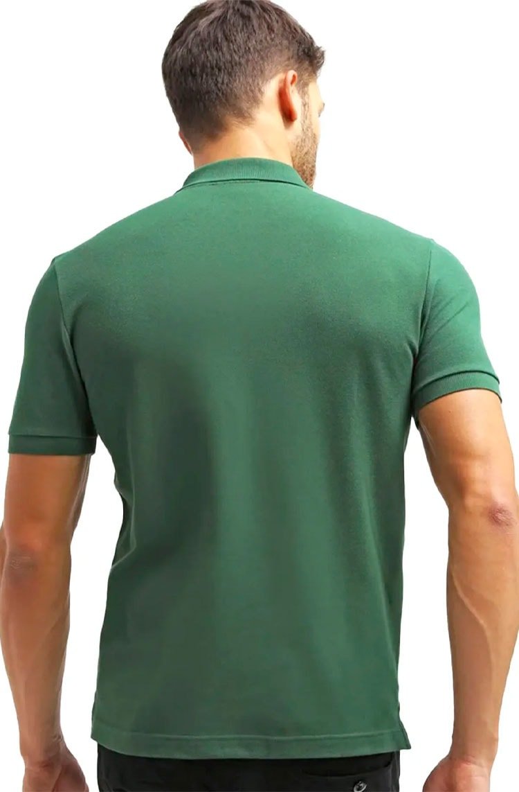 Camisa Polo Lacoste Masculina Slim Fit Petit Piquet Verde - NewSkull
