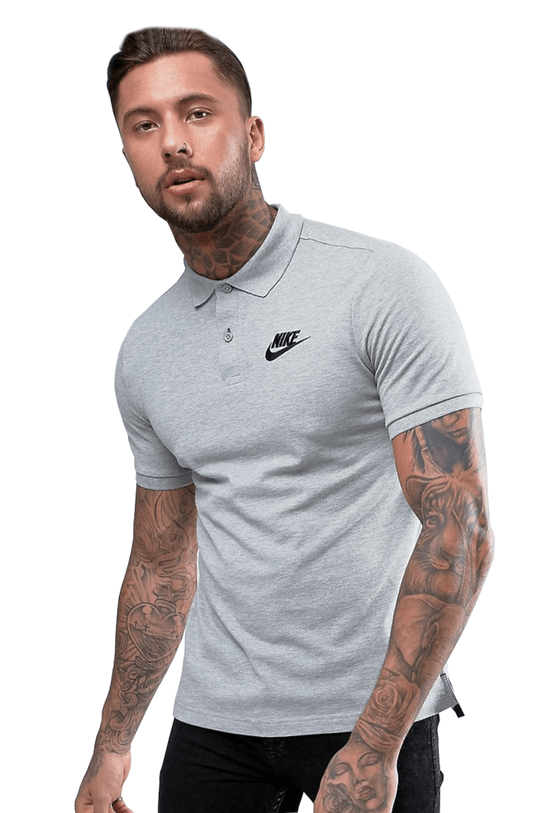 Camisa Polo Nike Sportswear Cinza - NewSkull