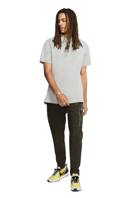 Camisa Polo Nike Sportswear Cinza/Branca - NewSkull