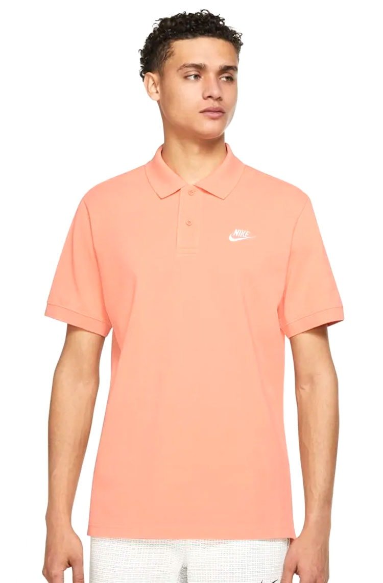 Camisa Polo Nike Sportswear Rosa/Branco - NewSkull