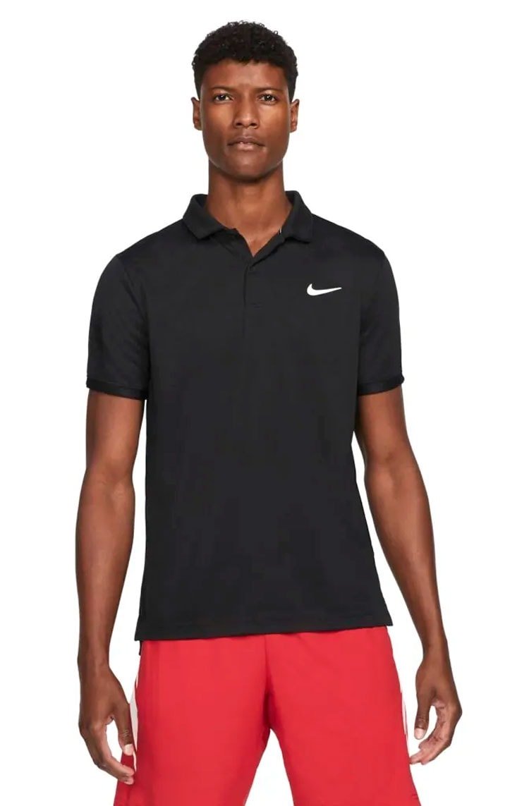 Camisa Polo NikeCourt Dri - FIT Victory Preto/Branco - NewSkull