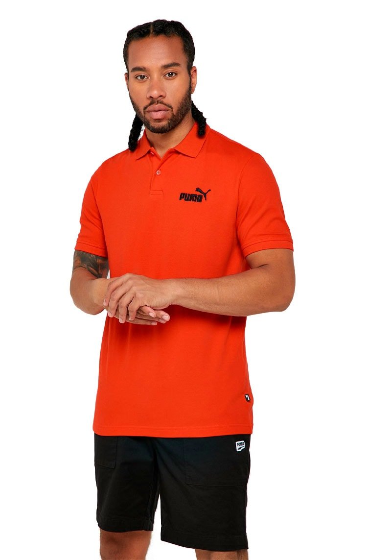 Camisa Polo Puma Essentials Vermelha - NewSkull