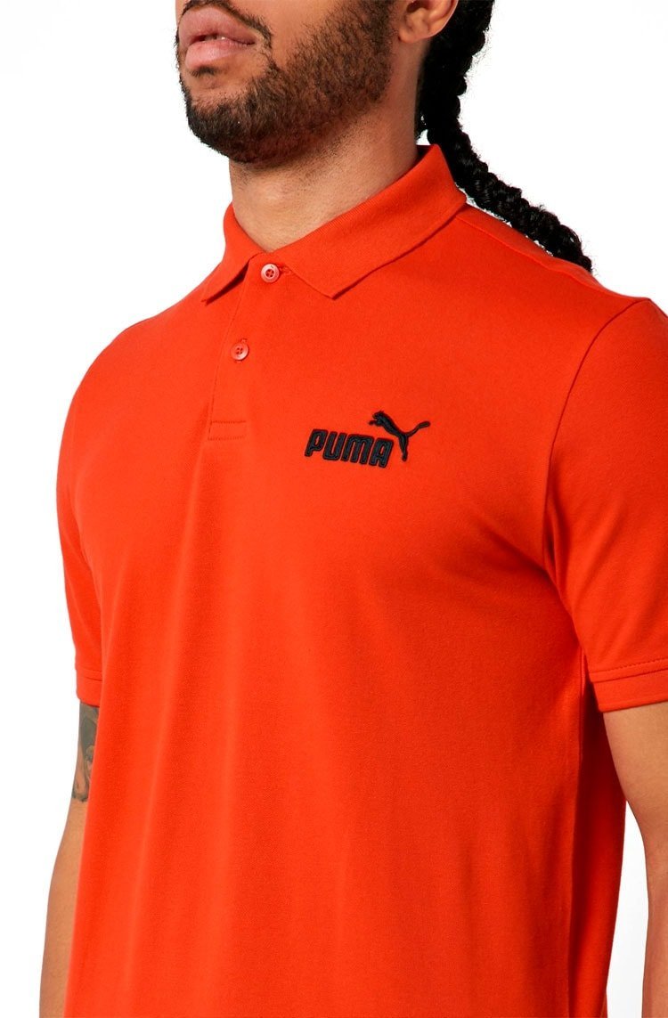Camisa Polo Puma Essentials Vermelha - NewSkull