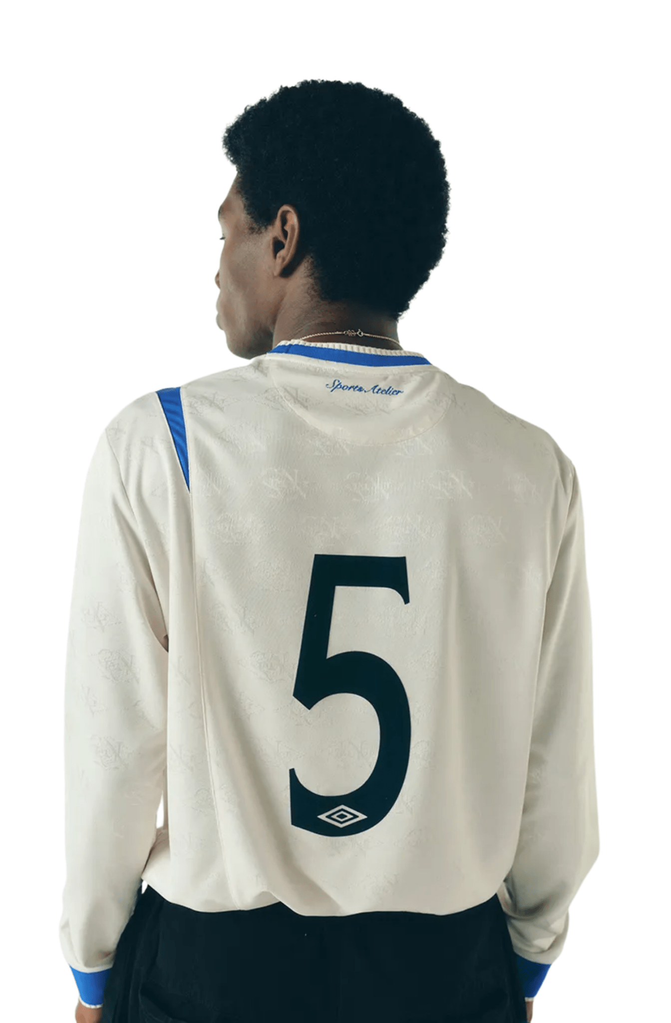 Camisa Umbro x Carnan ML Jersey Off-White/Azul - NewSkull
