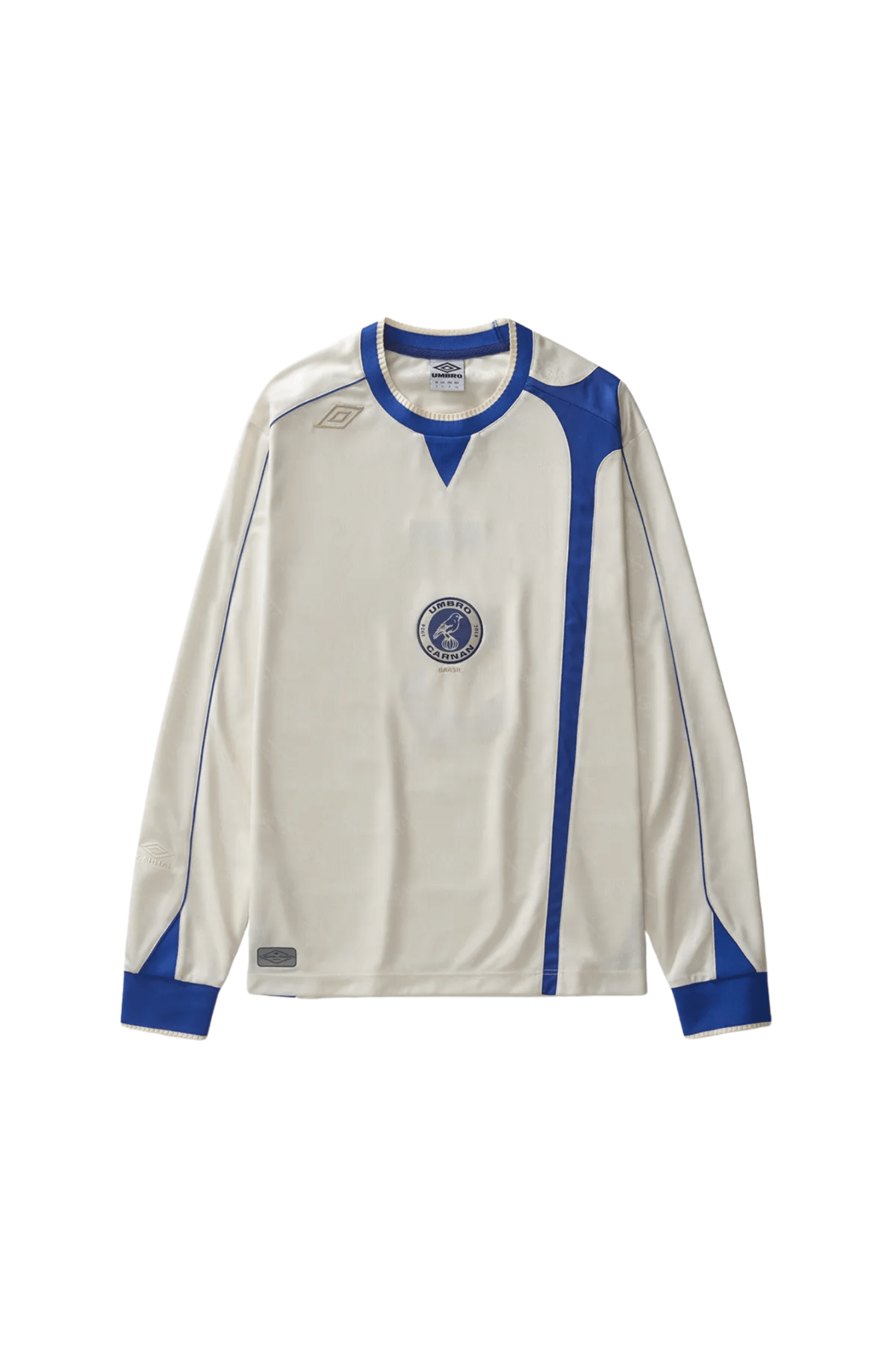 Camisa Umbro x Carnan ML Jersey Off-White/Azul - NewSkull