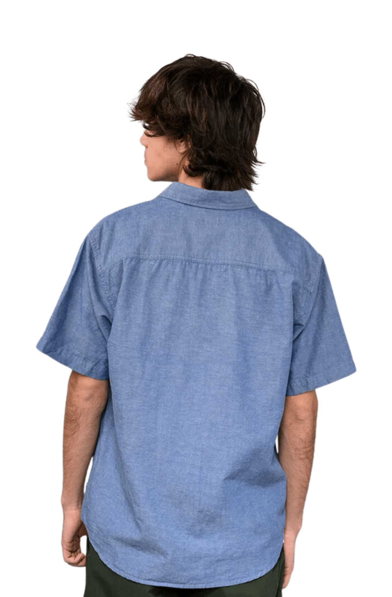 Camisa Vans Lawson Solid SS Azul Marinho - NewSkull