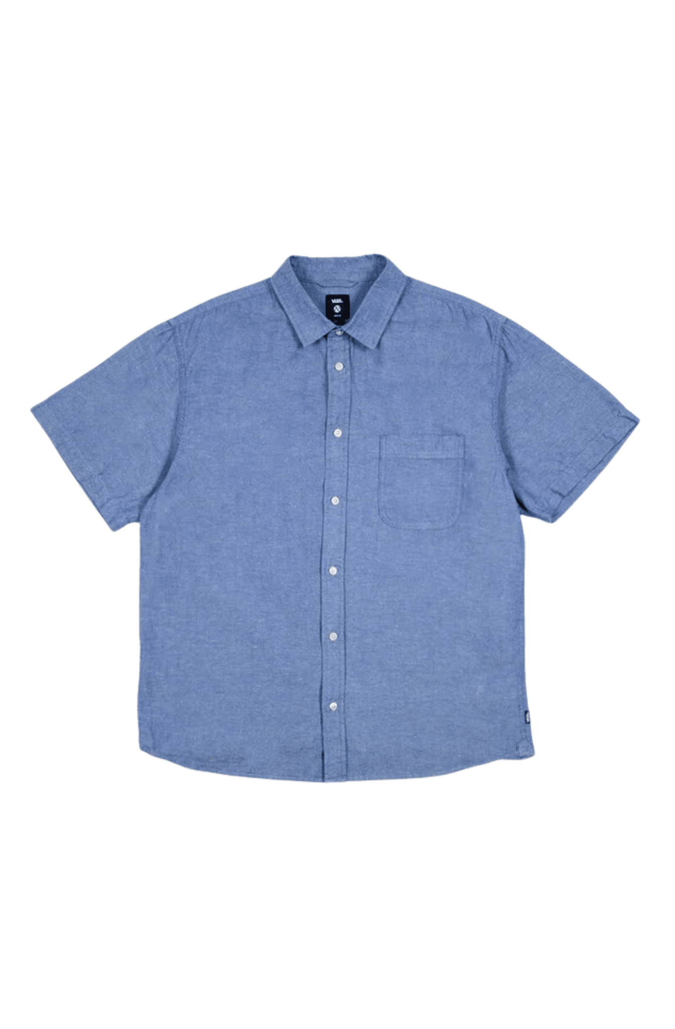 Camisa Vans Lawson Solid SS Azul Marinho - NewSkull