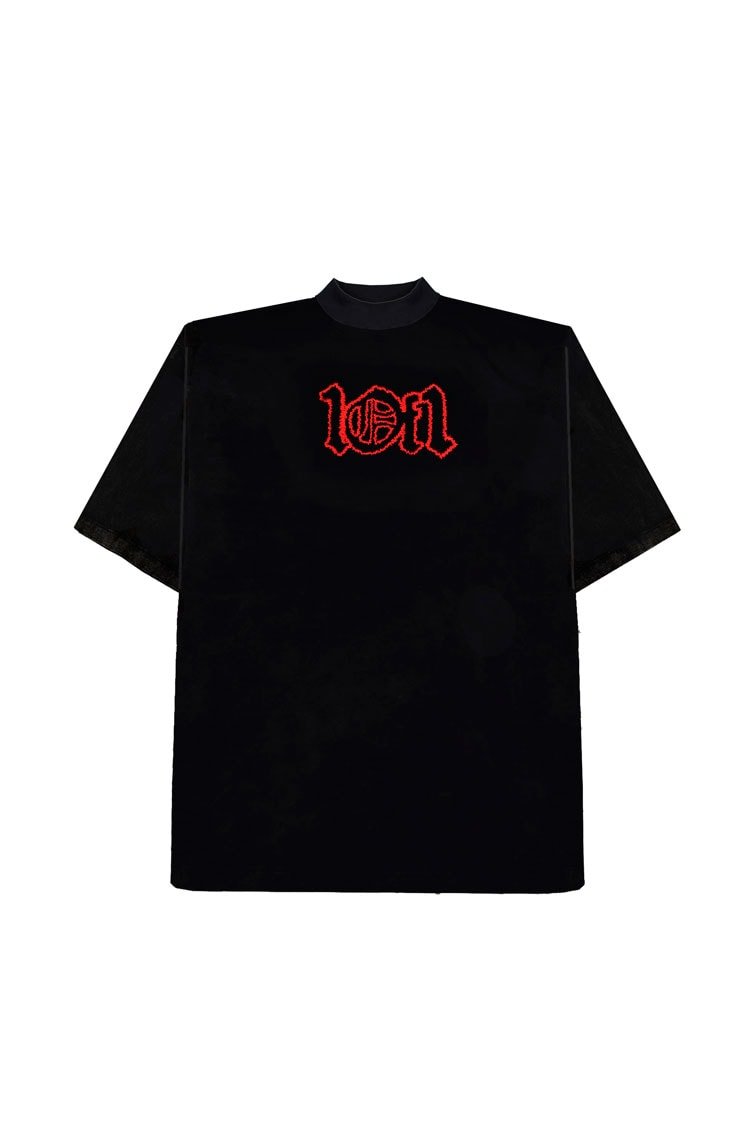 Camisesta Exclusivist 1OF1 Red Splash Preto - NewSkull