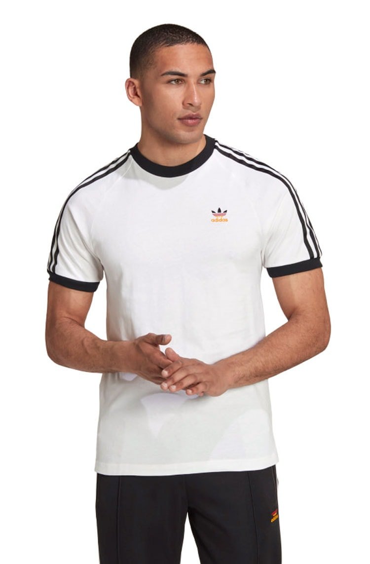 Camiseta Adidas 3 - stripes Alemanha Branco/Preto - NewSkull