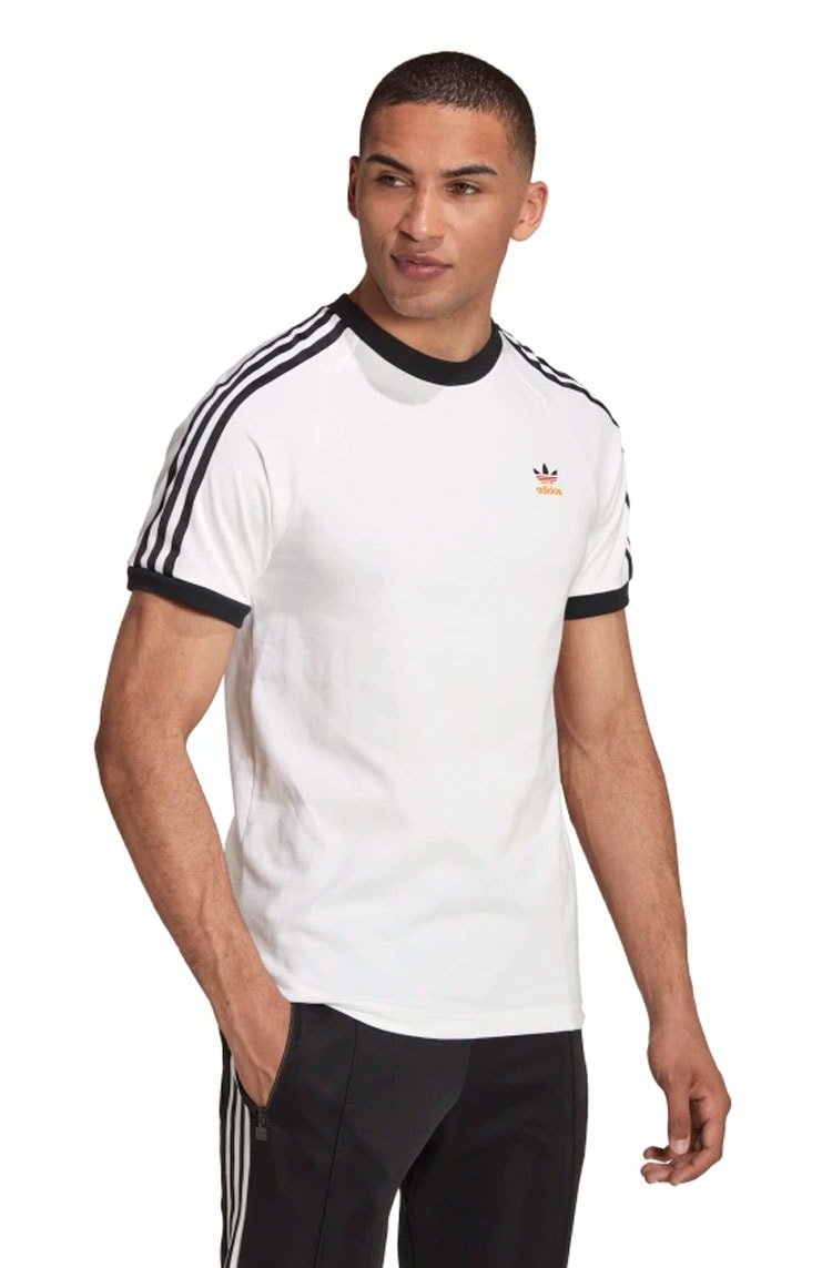 Camiseta Adidas 3 - stripes Alemanha Branco/Preto - NewSkull