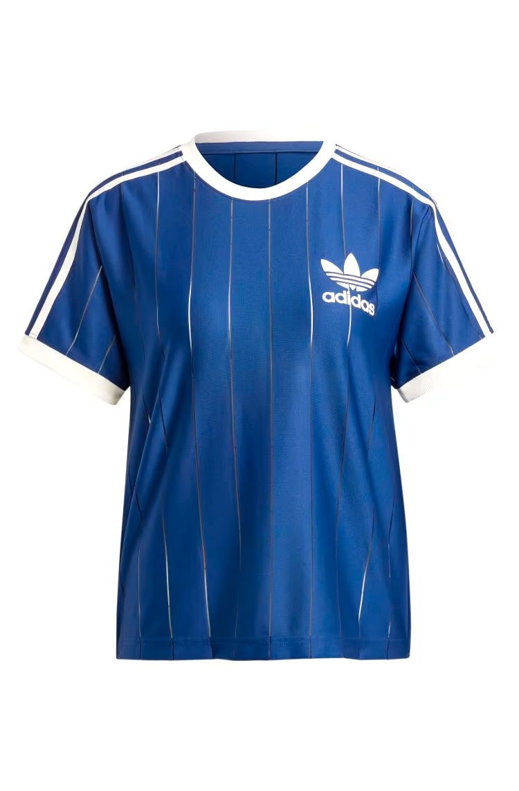 Camiseta Adidas 3 Stripes Azul Marinho - NewSkull