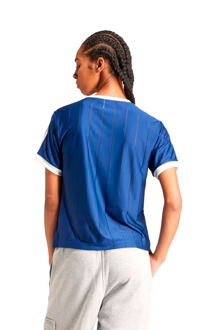 Camiseta Adidas 3 Stripes Azul Marinho - NewSkull