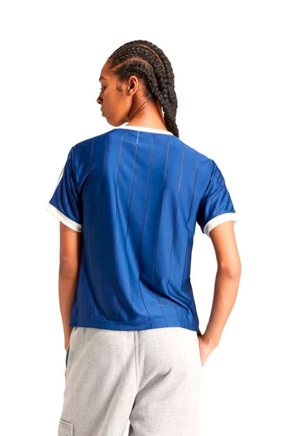 Camiseta Adidas 3 Stripes Azul Marinho - NewSkull