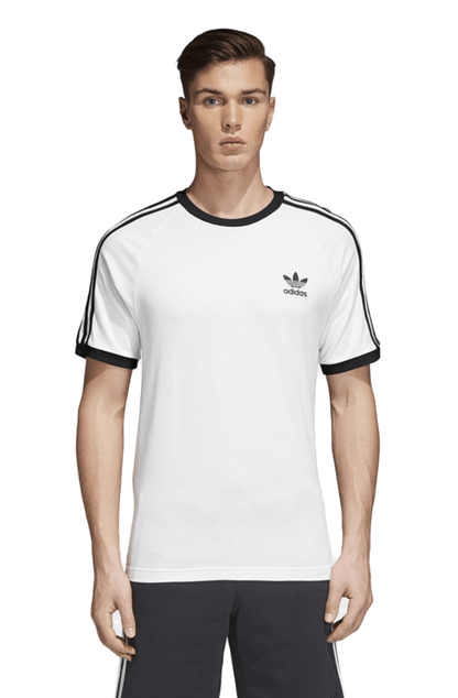 Camiseta Adidas 3 Stripes Branca - NewSkull