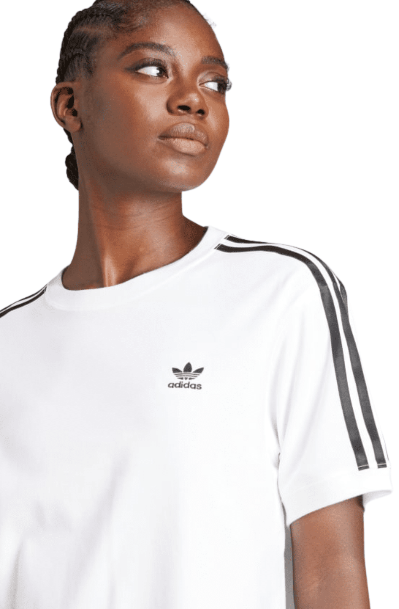 Camiseta Adidas 3 - Stripes Branco/Preto - NewSkull