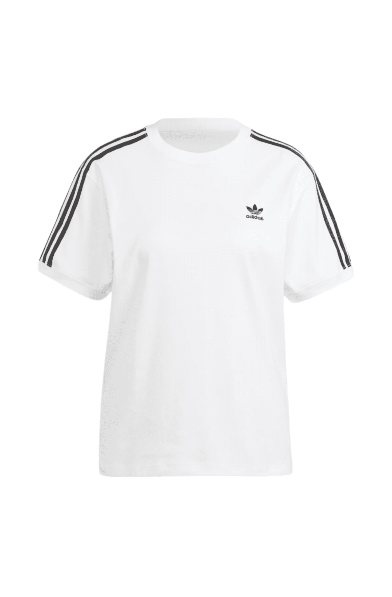 Camiseta Adidas 3 - Stripes Branco/Preto - NewSkull