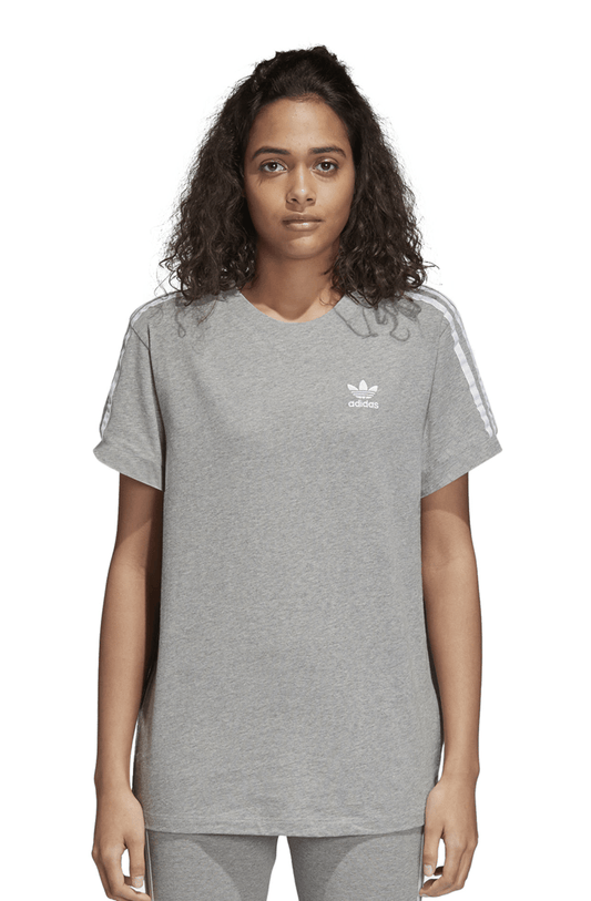 Camiseta Adidas 3 Stripes Cinza - NewSkull