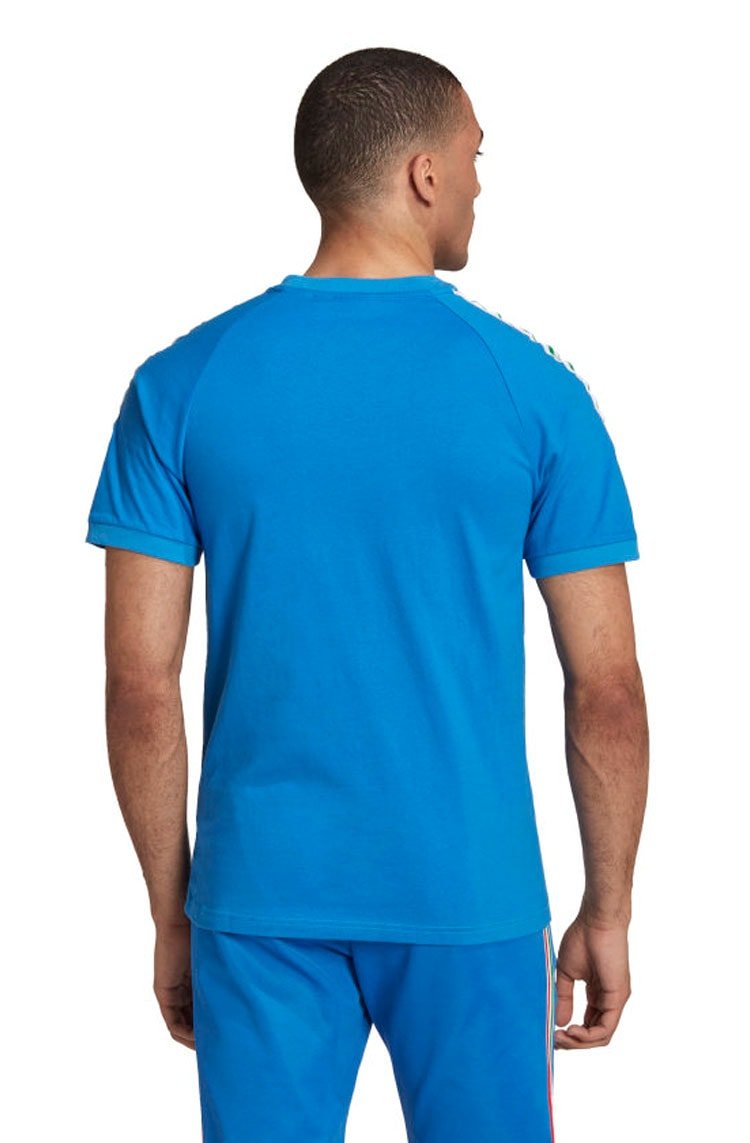 Camiseta Adidas 3 - stripes Italia Azul/Vermelho/Verde - NewSkull