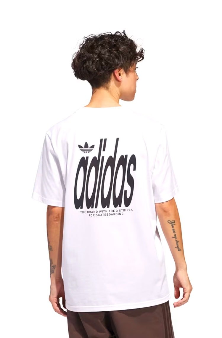 Camiseta Adidas 4.0 Stretch Logo Branco - NewSkull