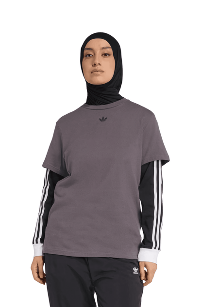 Camiseta Adidas Adibreak Adicolor Cinza/Preto - NewSkull