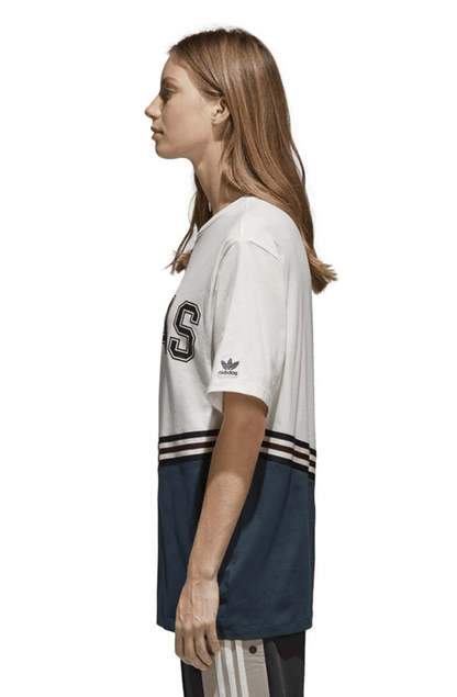 Camiseta Adidas Adibreak Branca e Azul - NewSkull